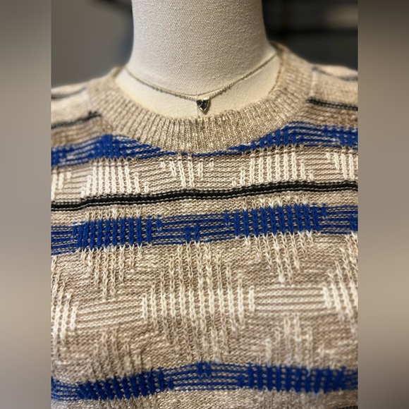 Alberoy 90’s Vintage Women’s Short Sleeve Sweater- Size Large - Picture 3 of 9